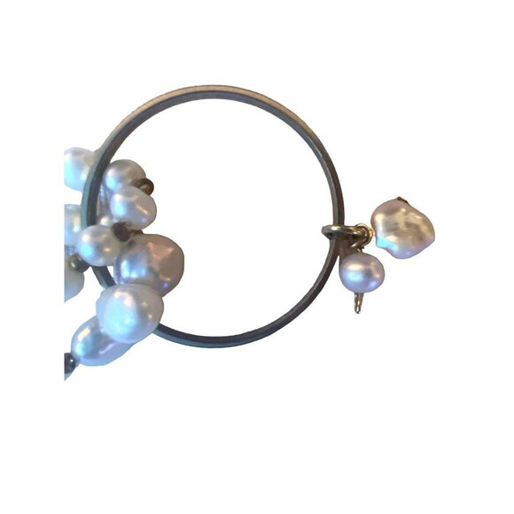 VTG Auth Mix Pearl Freshwater Pearl Necklace Bracelet Goldplated Charm Extender - Picture 3 of 13